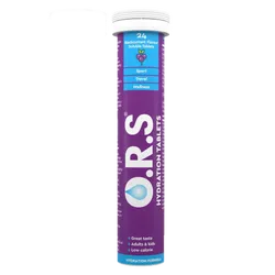 ORS Hydration Tablets Blackcurrant Pack of 24