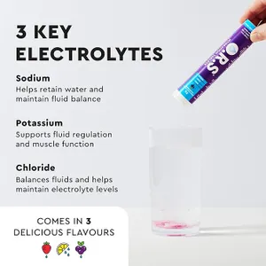 ORS Hydration Tablets Blackcurrant Pack of 24