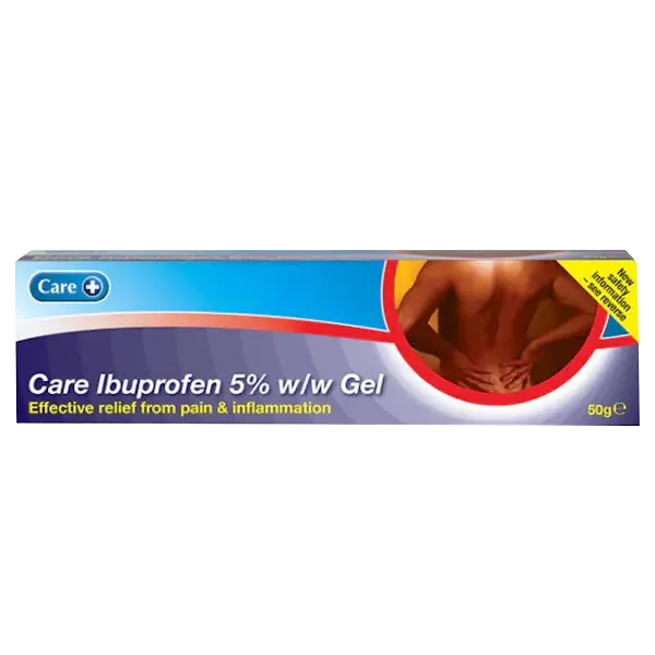 Care Ibuprofen Gel 5% 50g