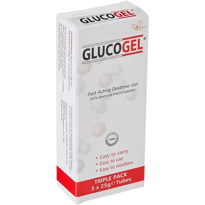 Glucogel Dextrose Gel 40% 3 x 25g