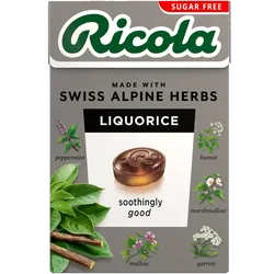 Ricola Swiss Herb Drops Liquorice Sugar Free 45g