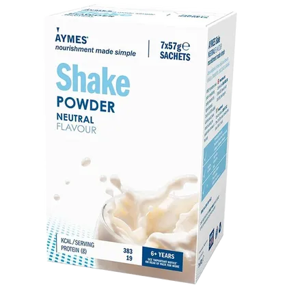 Aymes Nutritional Milkshake Neutral Flavour  Sachet 57g Pack of 7