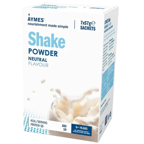 Aymes Nutritional Milkshake Neutral Flavour  Sachet 57g Pack of 7