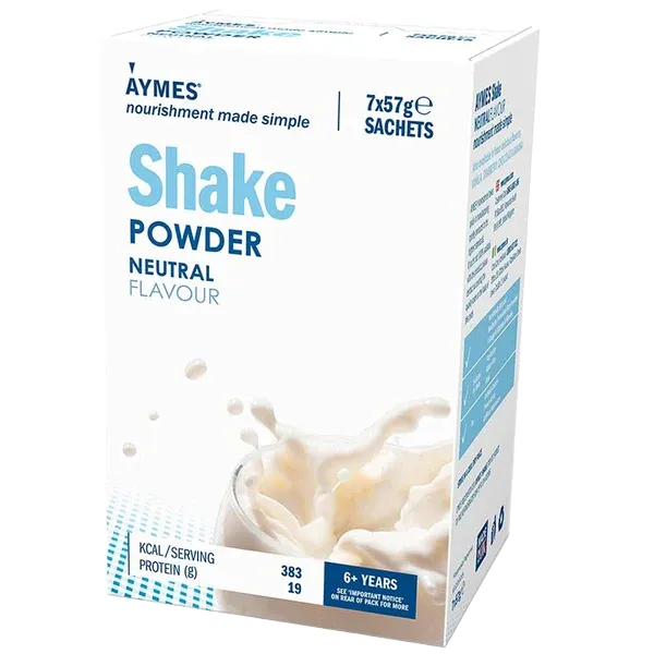 Aymes Nutritional Milkshake Neutral Flavour  Sachet 57g Pack of 7