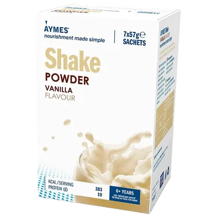 Aymes Nutritional Milkshake Vanilla Flavour  Sachet 57g Pack of 7