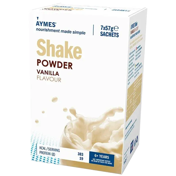 Aymes Nutritional Milkshake Vanilla Flavour  Sachet 57g Pack of 7