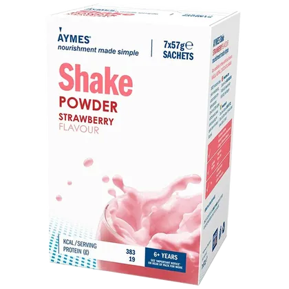 Aymes Nutritional Milkshake Strawberry Flavour  Sachet 57g Pack of 7