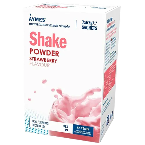 Aymes Nutritional Milkshake Strawberry Flavour  Sachet 57g Pack of 7