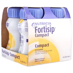 Fortisip Compact Banana 125ml Pack of 4