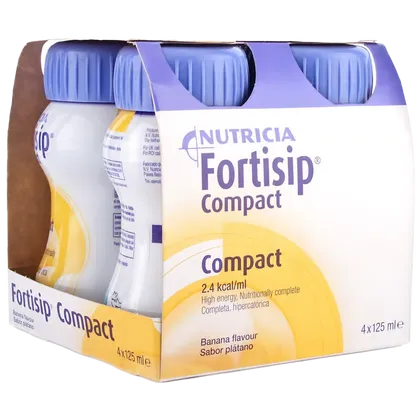 Fortisip Compact Banana 125ml Pack of 4