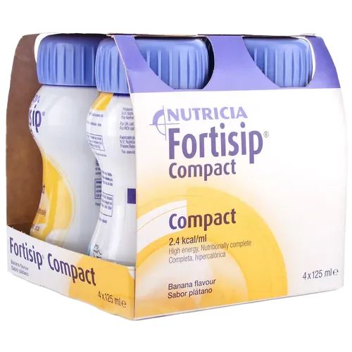 Fortisip Compact Banana 125ml Pack of 4