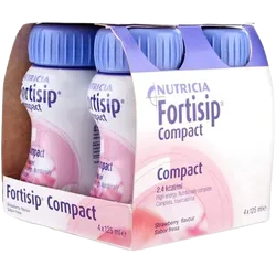 Fortisip Compact Strawberry 125ml Pack of 4