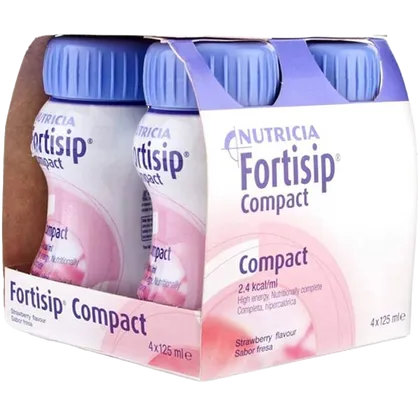 Fortisip Compact Strawberry 125ml Pack of 4