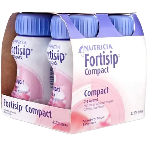 Fortisip Compact Strawberry 125ml Pack of 4
