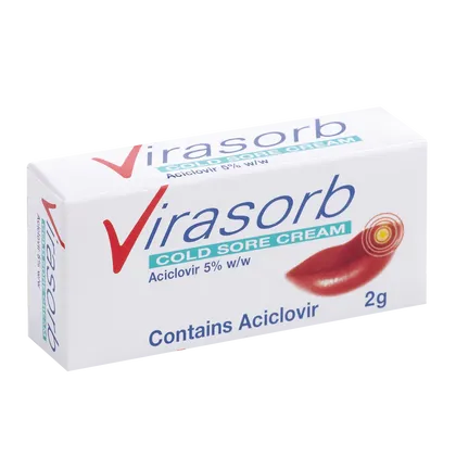 Virasorb Cold Sore Cream 2g