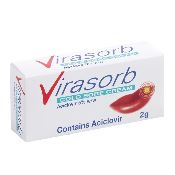 Virasorb Cold Sore Cream 2g