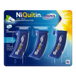 Niquitin Minis 1.5mg Mint Pack of 60