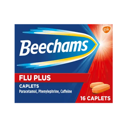 Beechams Flu Plus Caplets Pack of 16