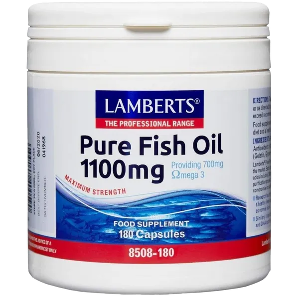 Lamberts Fish Oil 1,100mg Capsules Pack of 180