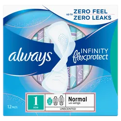 Always Infinity FlexProtect Normal Pads Pack of 12