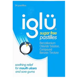 Iglu Sugar Free Pastilles for Mouth Ulcers Pack of 24