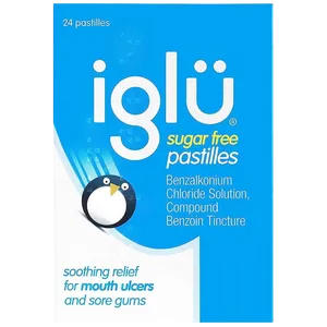 Iglu Sugar Free Pastilles for Mouth Ulcers Pack of 24