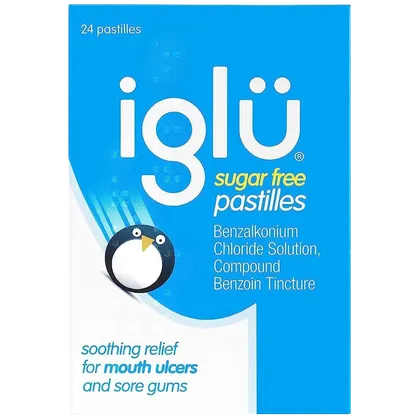 Iglu Sugar Free Pastilles for Mouth Ulcers Pack of 24