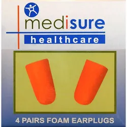 Medisure Foam Earplugs Pack of 4
