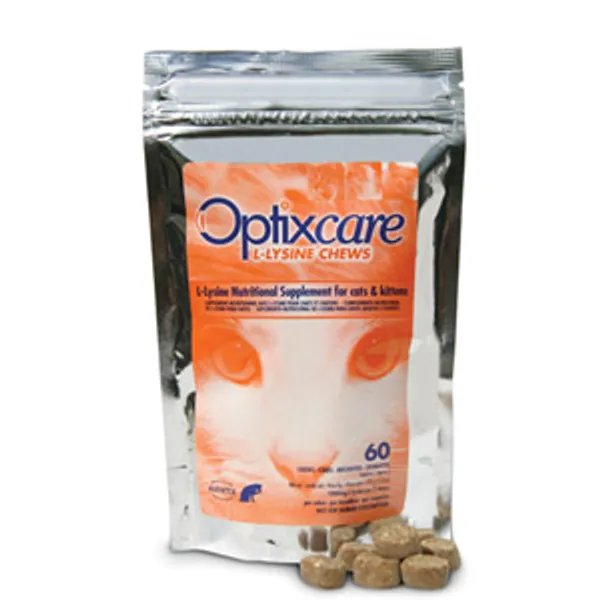 Optixcare L-Lysine Chews Pack of 60