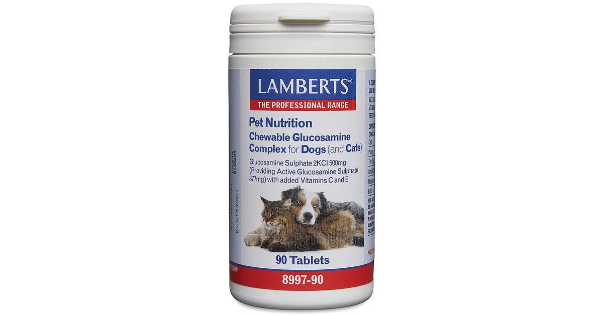 Lamberts Pet Nutrition Chewable Glucosamine Complex Tablets Pack of 90