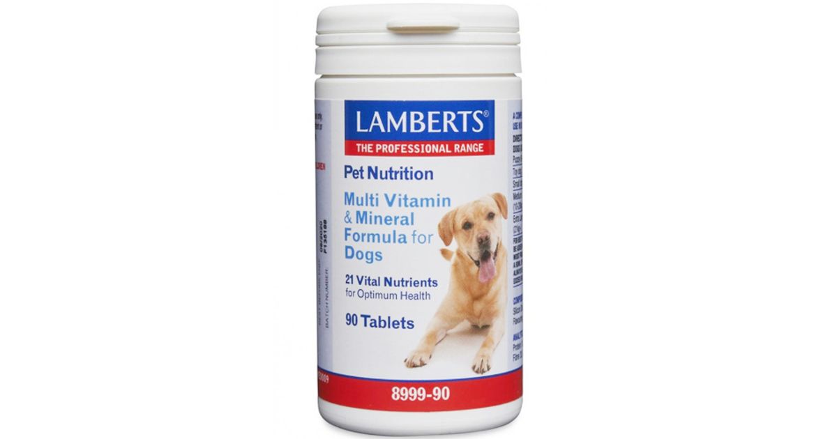 Lamberts Pet Nutrition Multi Vitamin & Mineral for Dogs Tablets Pack of 90