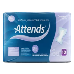 Attends Contours Regular 10 Pads Pack of 21