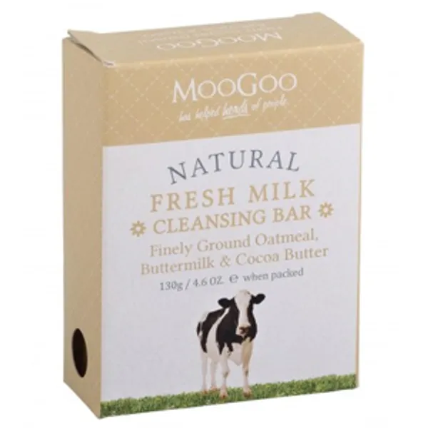 MooGoo Fresh Milk Oatmeal Cleansing Bar 130g