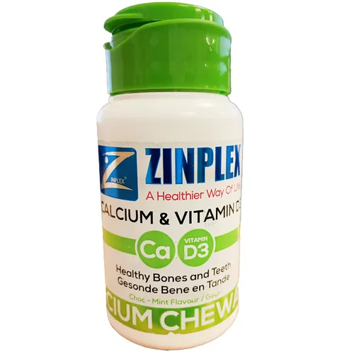 Zinplex Chewable Calcium Tablets Pack of 30