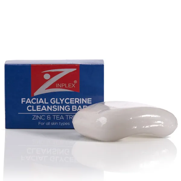 Zinplex Facial Glycerine Cleansing Bar 100g