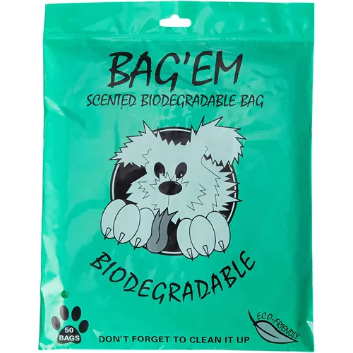 Bag'em Scented Biodegradable Bag Pack of 50
