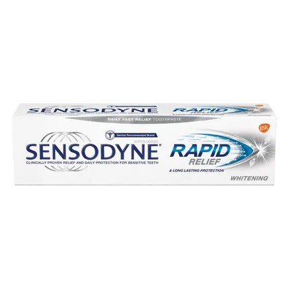 Sensodyne Rapid Relief Whitening Toothpaste 75ml