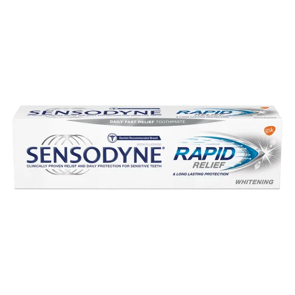 Sensodyne Rapid Relief Whitening Toothpaste 75ml