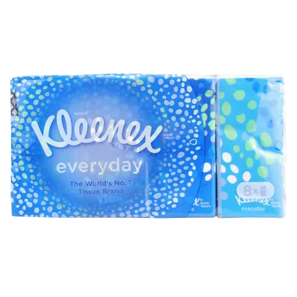 Kleenex Everyday Pocket Pack Tissues Pack of 8
