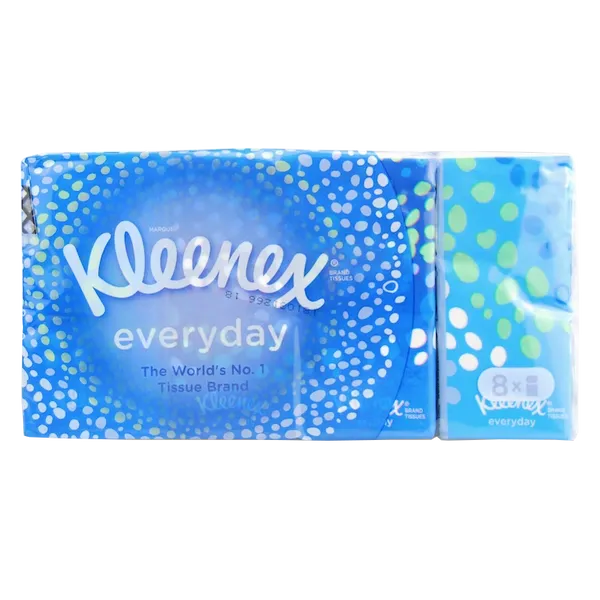 Kleenex Everyday Pocket Pack Tissues Pack of 8