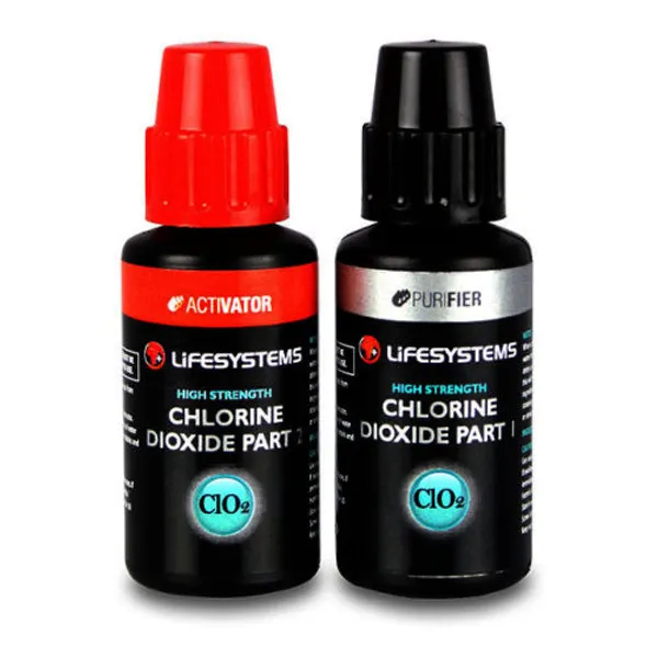 Lifesystems Chlorine Dioxide Water Purification Liquid 2 x 30ml