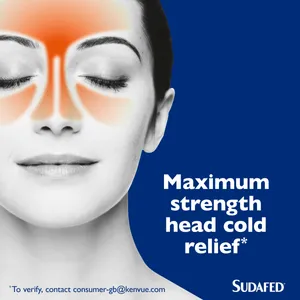 Sudafed Congestion & Headache Max Strength Capsules Pack of 16