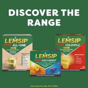Lemsip Max Cold & Flu Capsules Pack of 16