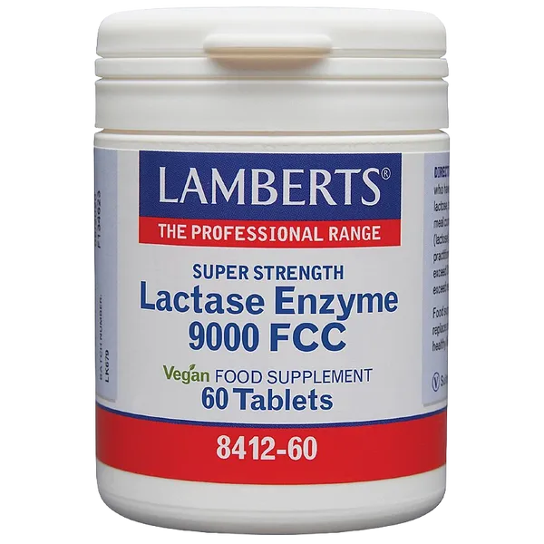 Lamberts Lactase Enzyme 9000 FCC Pack of 60