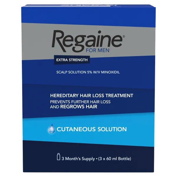 Regaine For Men Extra Strength 3 x 60ml