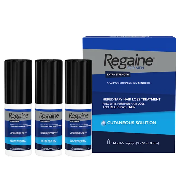 Regaine For Men Extra Strength 3 x 60ml