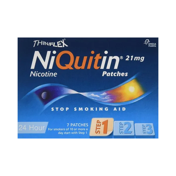 Niquitin 21mg Patches Original Step 1 Pack of 7