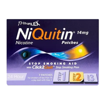 Niquitin 14mg Patches Original Step 2 Pack of 7