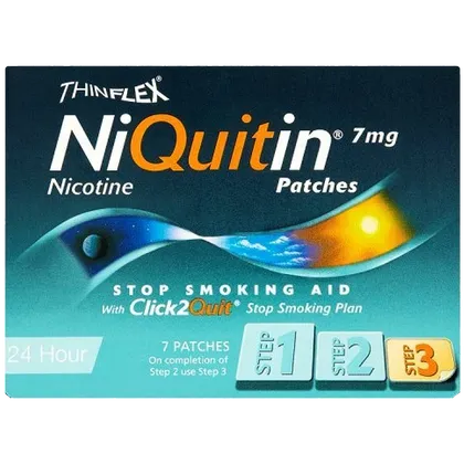 Niquitin 7mg Patches Original Step 3 Pack of 7