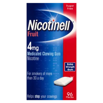 Nicotinell 4mg Chewing Gum Fruit Pack of 96